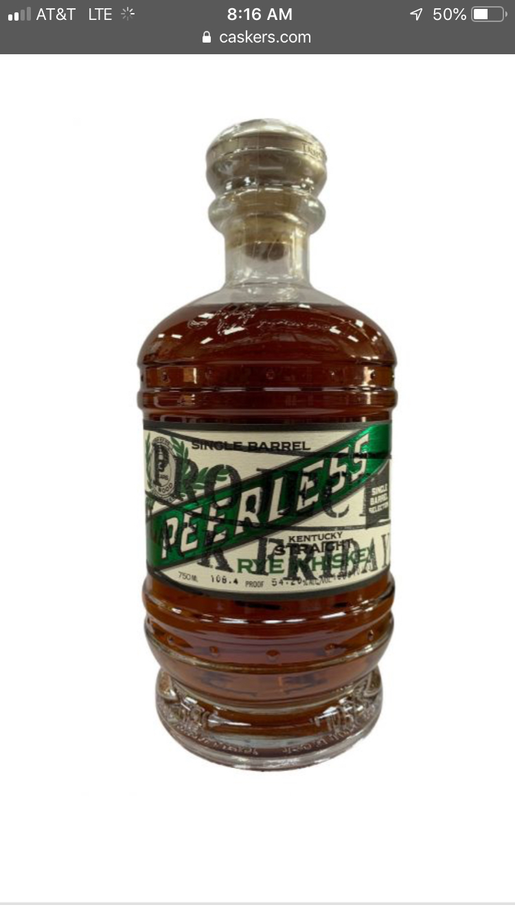 Peerless Single Barrel Kentucky Straight Rye "Black Friday Project"