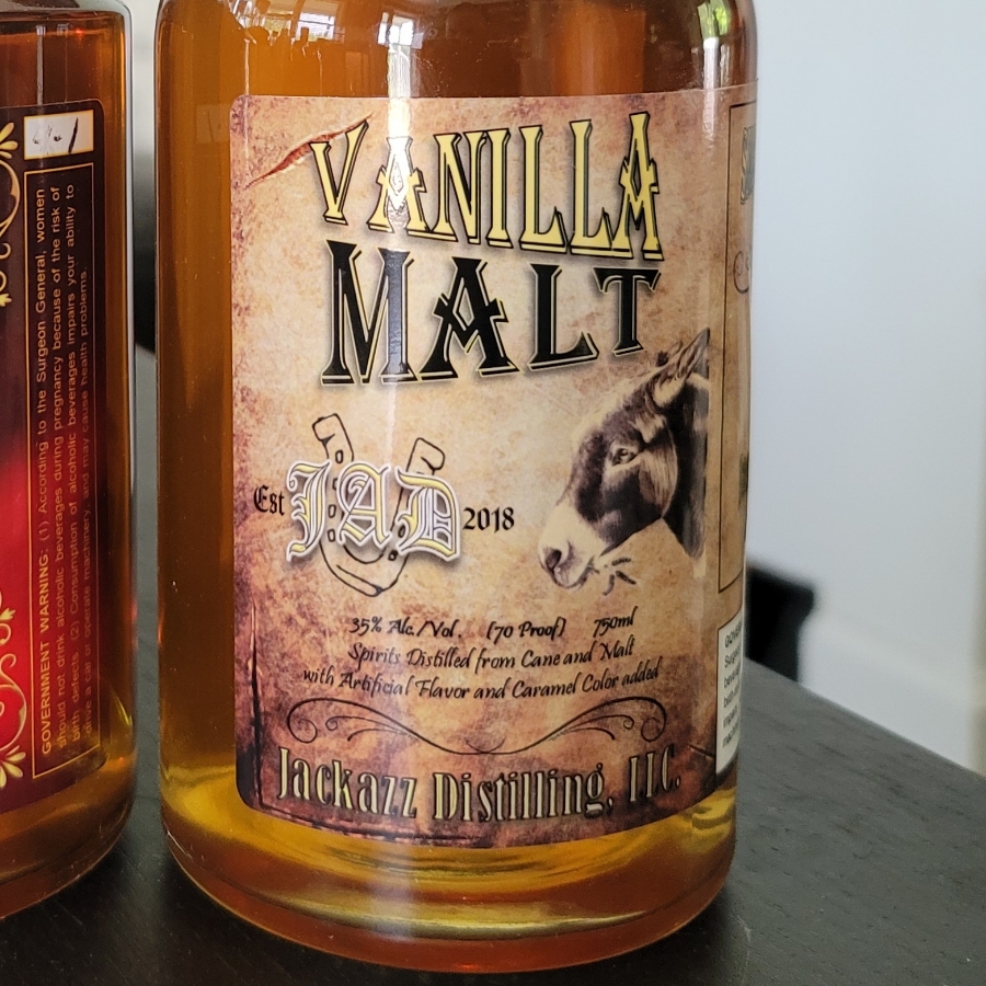 Jackazz Distilling Vanilla Malt Shine