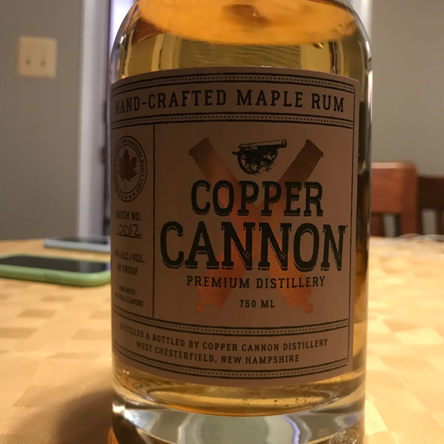 Copper Cannon Hand-Crafted Maple Rum