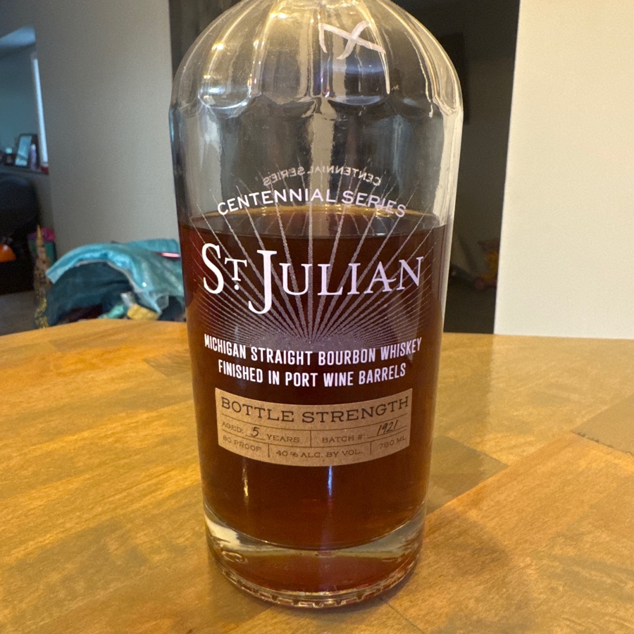 St Julian Centennial Series Bottle Strength