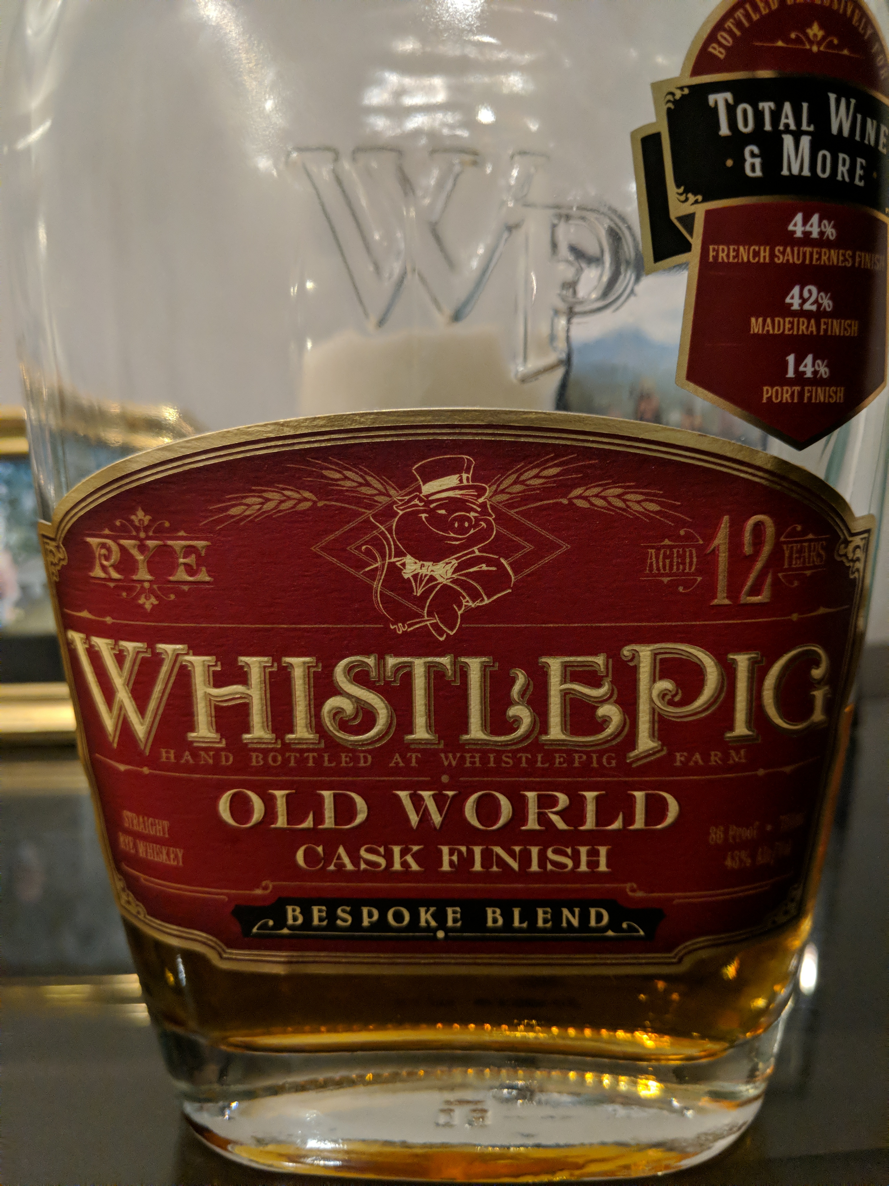 Whistlepig Old World Cask Finish Bespoke Blend (Total Wine & More)