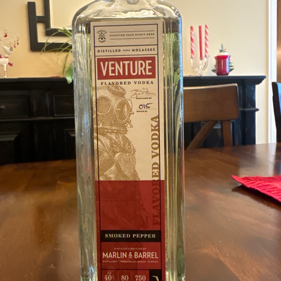Marlin & Barrel Smoked Pepper Flavored Vodka