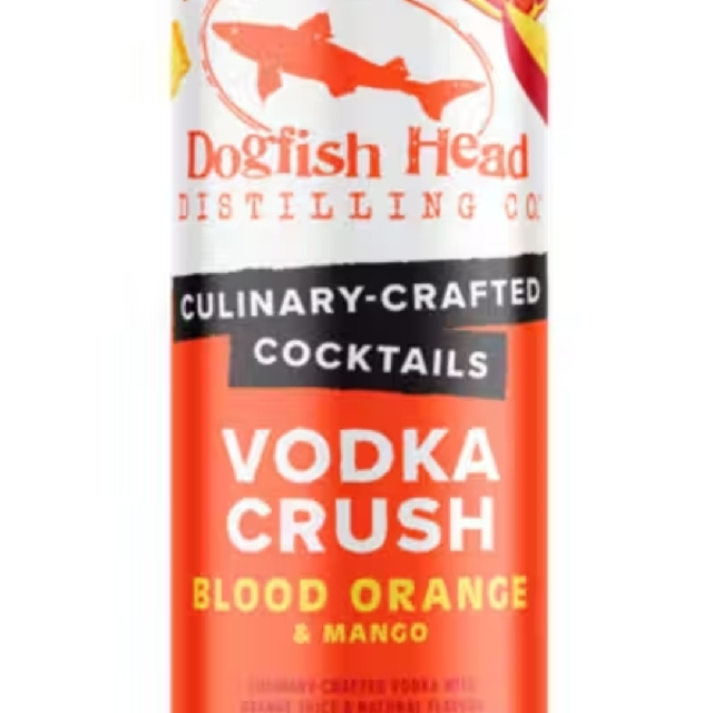 Dogfish Head Vodka Crush Blood Orange & Mango
