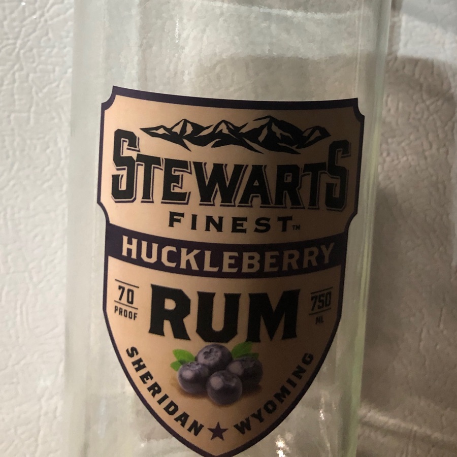 Stewart's Finest Huckleberry Rum