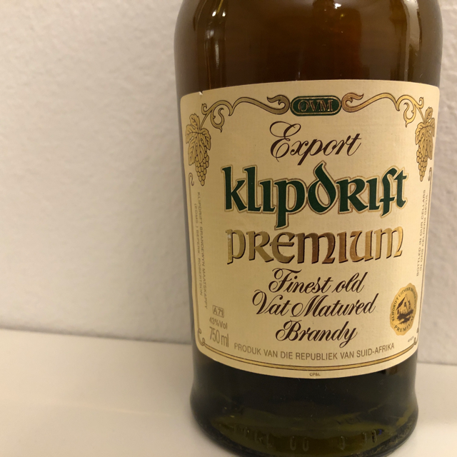 Klipdrift Premium Finest Old Vat Matured Export Brandy