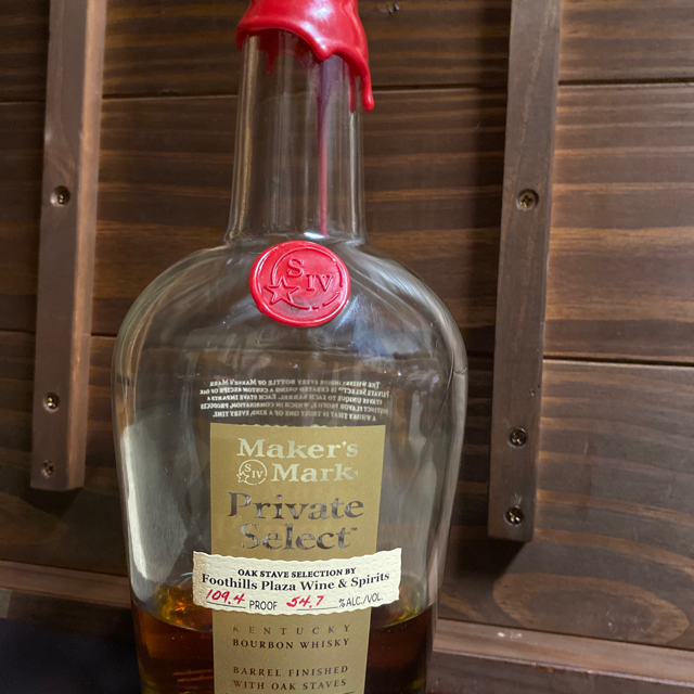 Maker's Mark Private Select Oak Stave Selection Foothills Plaza Wine & Spirits