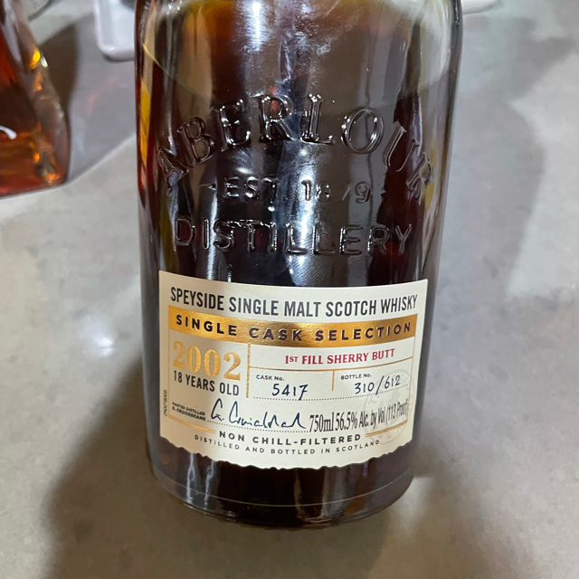 Aberlour single cask selection 2002