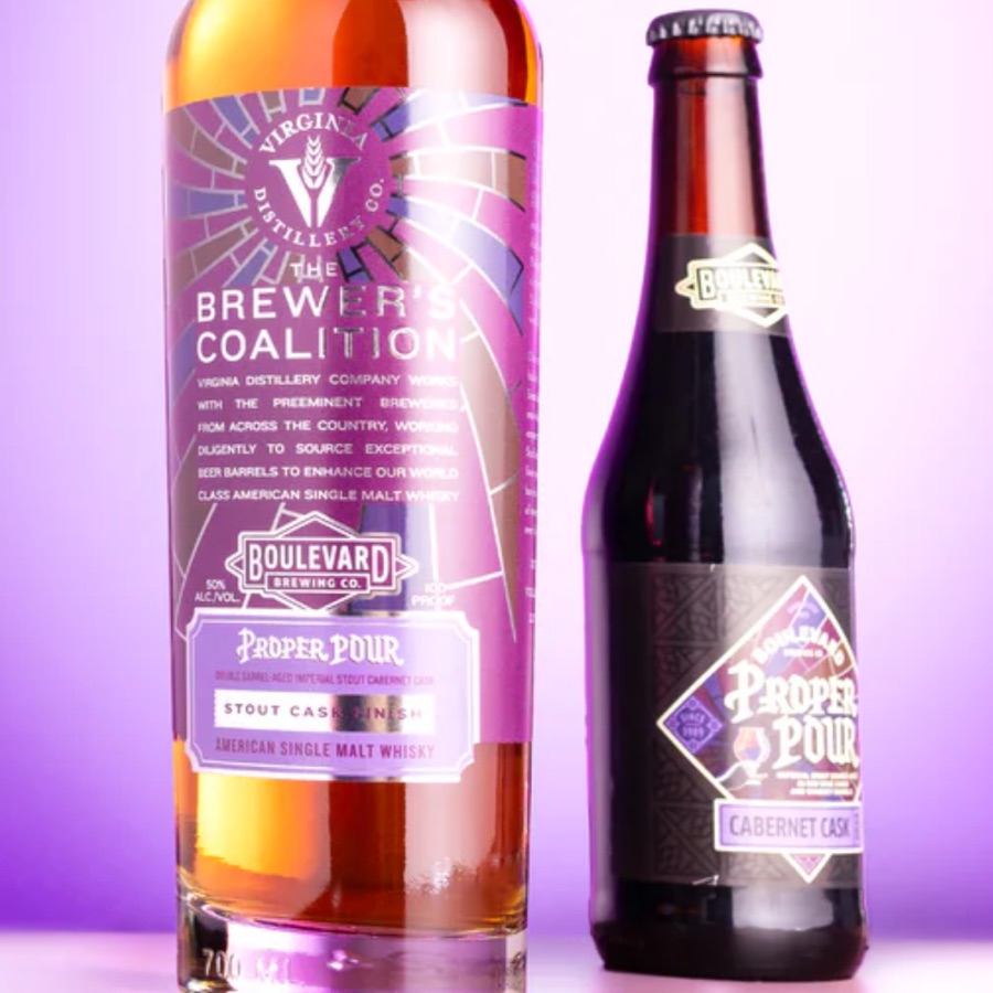 Virginia Distillery Co. The Brewer's Coalition Boulevard Brewing Proper Pour Stout Cask Finish