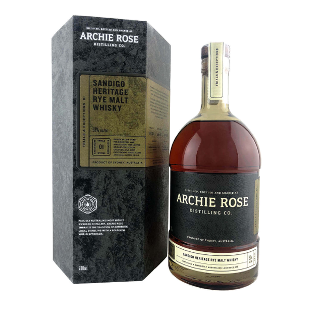 Archie Rose Sandigo Heritage Rye Malt Whisky