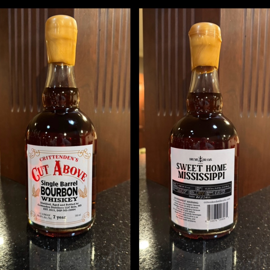 Crittenden's Cut Above Bourbon (Drums & Drams - Sweet Home Mississippi)