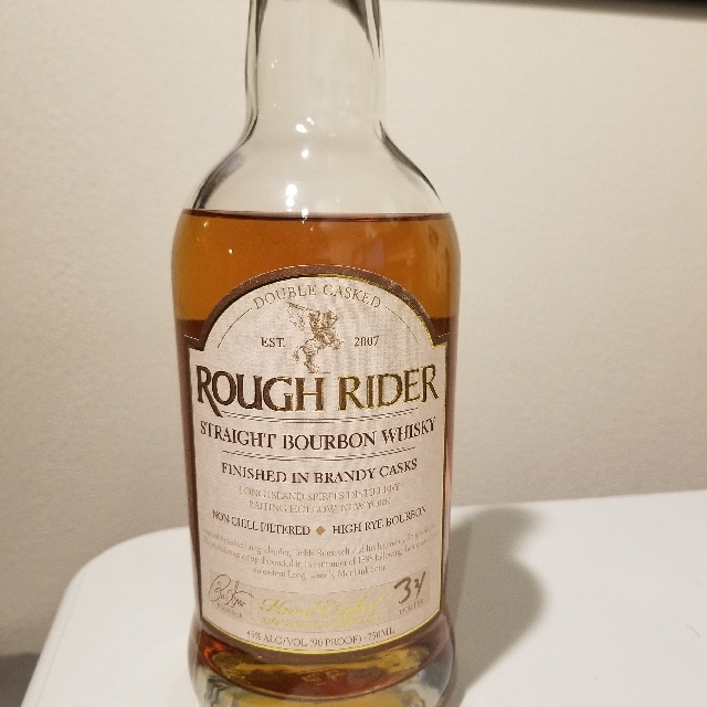 Rough Rider Straight Bourbon Whiskey Finished in Brandy Casks