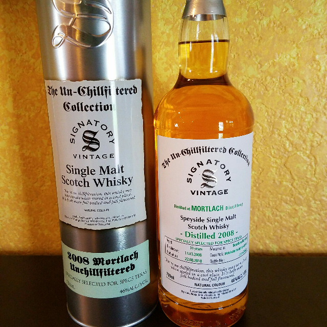 Mortlach 2008 10 Year Un-chillfiltered Collection (Signatory)