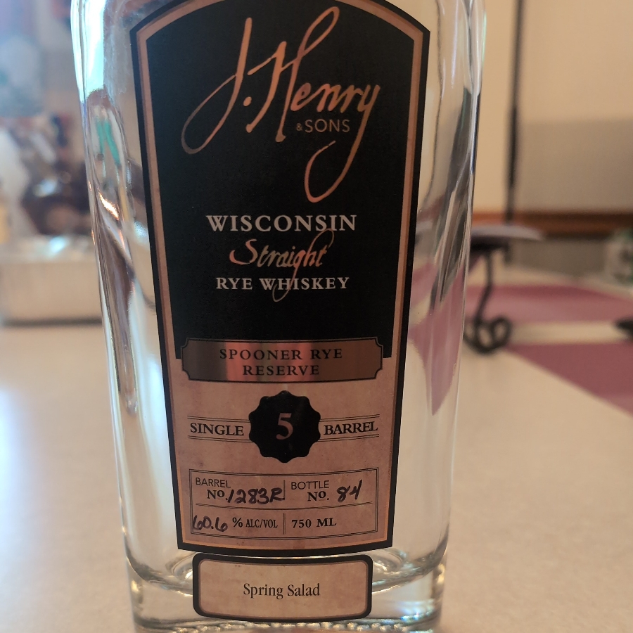 Spooner Rye Reserve (Spring Salad)
