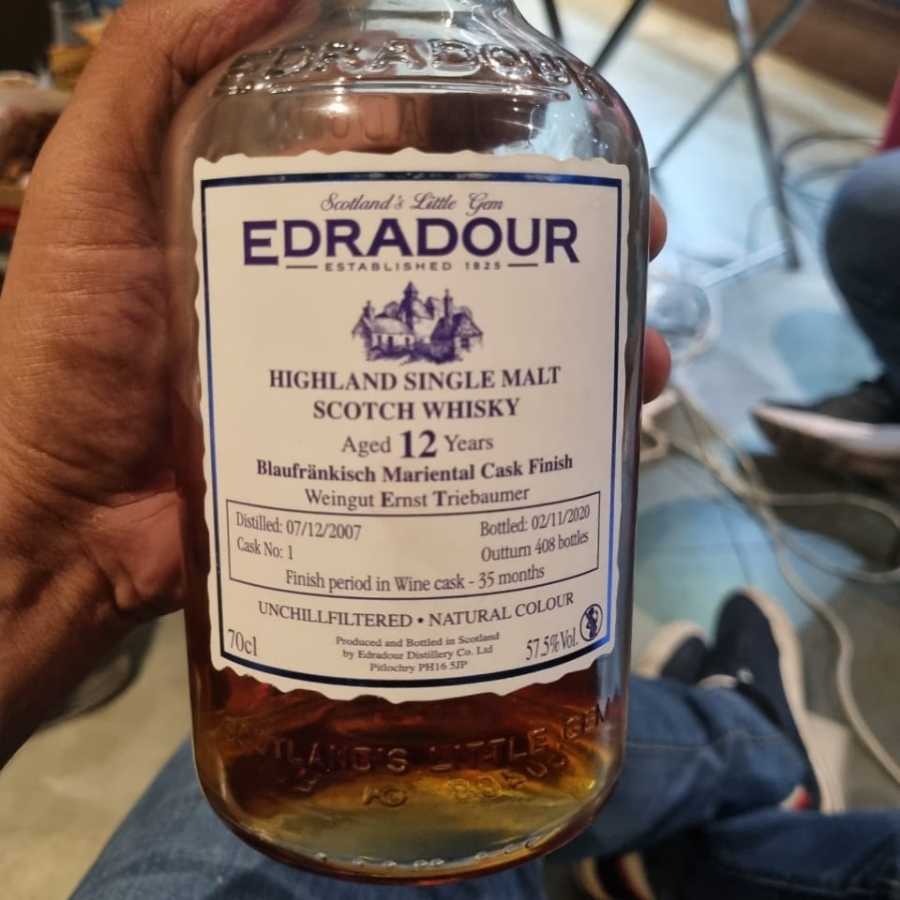 Edradour 12yo Blaufränkisch Mariental Cask Finish