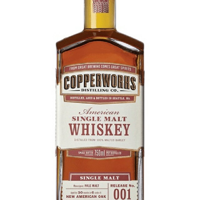 Copperworks American Single Malt (Release No. 001)