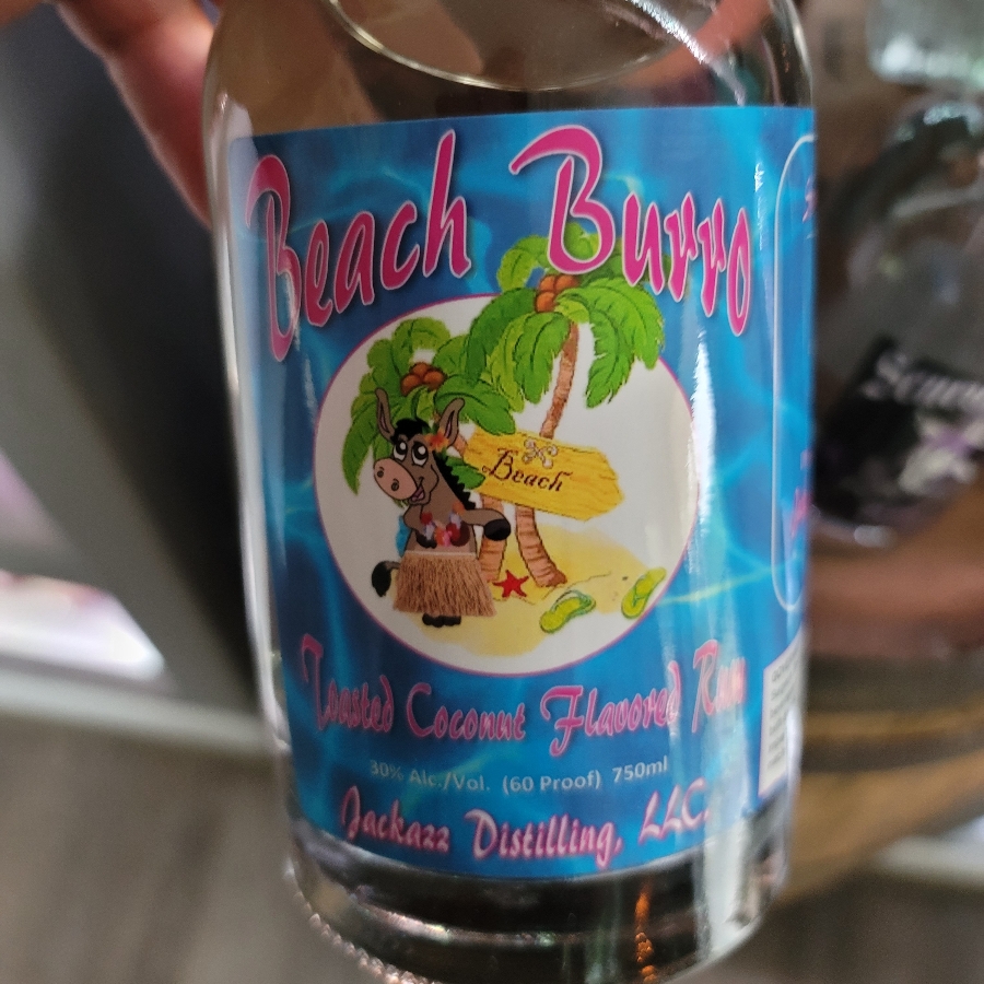 Jackazz Distilling Beach Bum Toasted Coconut Rum