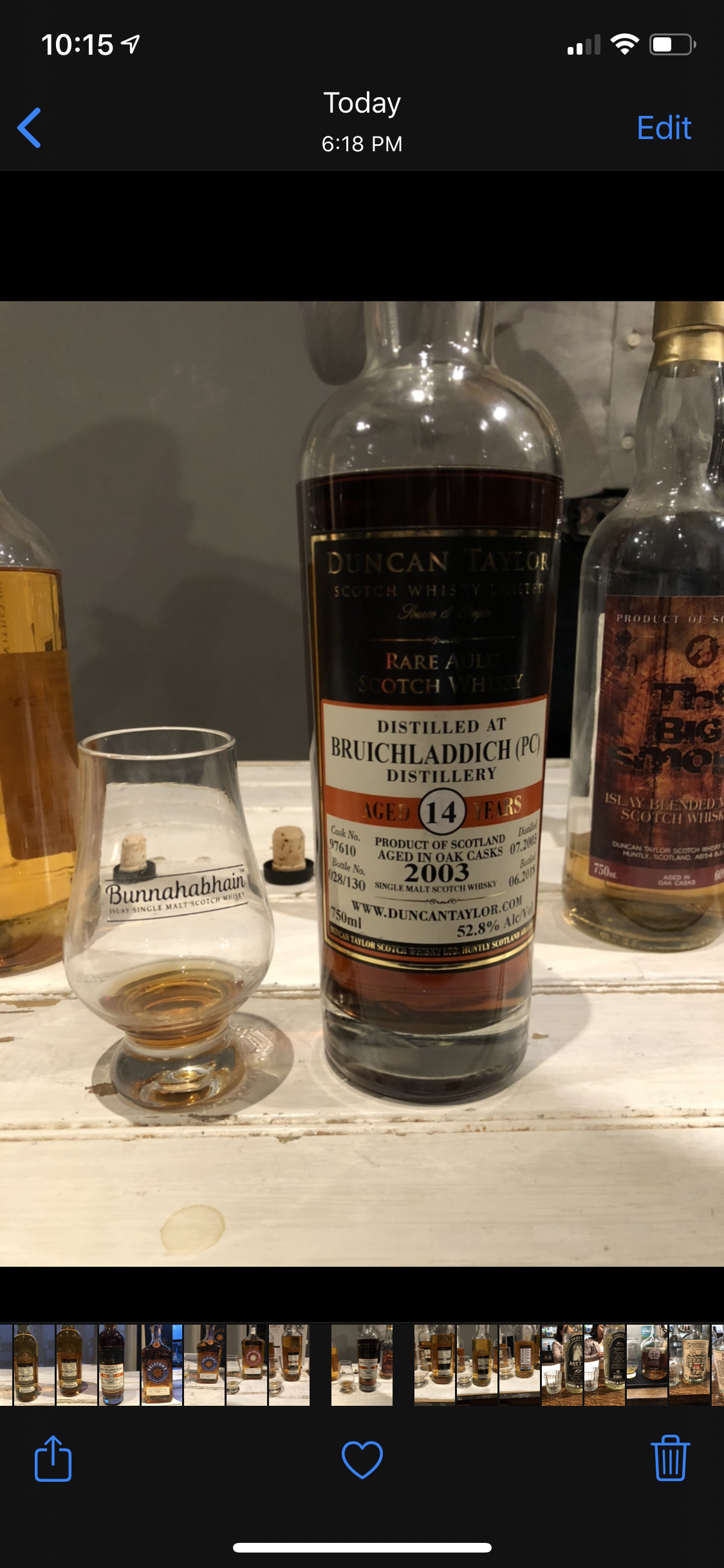Duncan Taylor Rare Auld Bruichladdich Port Charlotte 14 Year Cask 97610