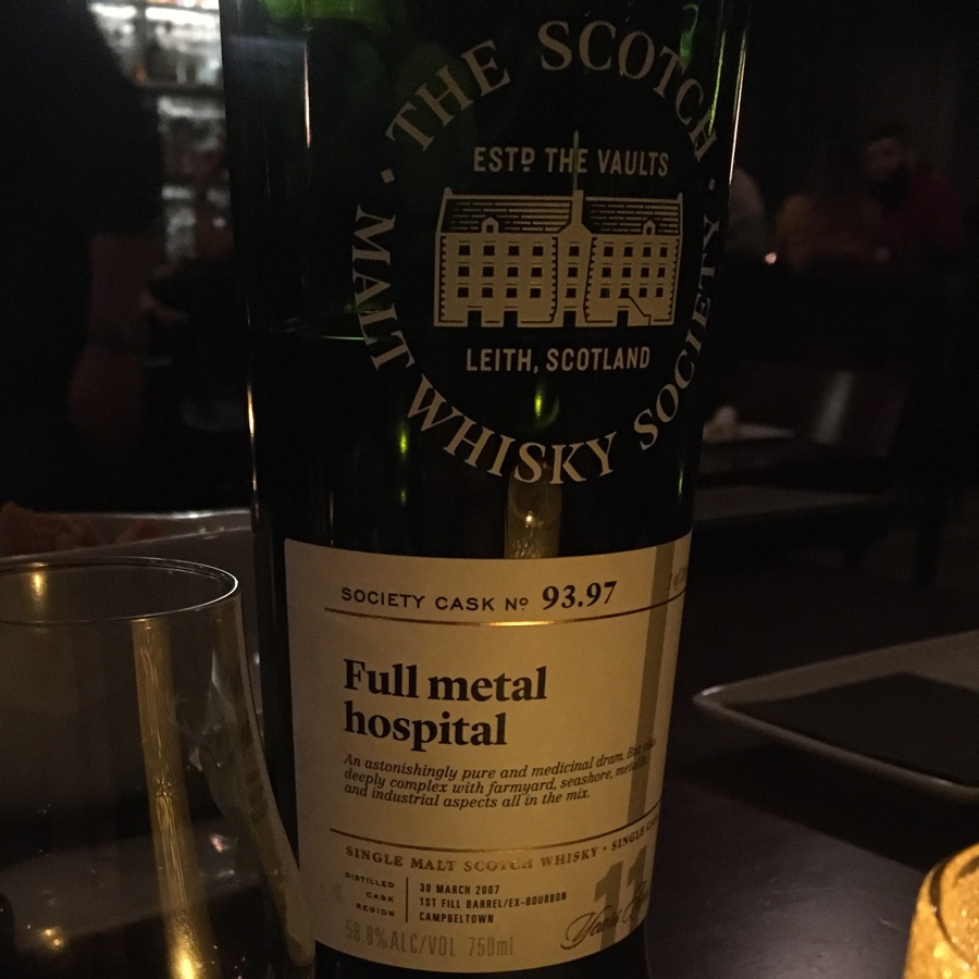 The Scotch Malt Whisky Society 93.97 Full Metal Hospital