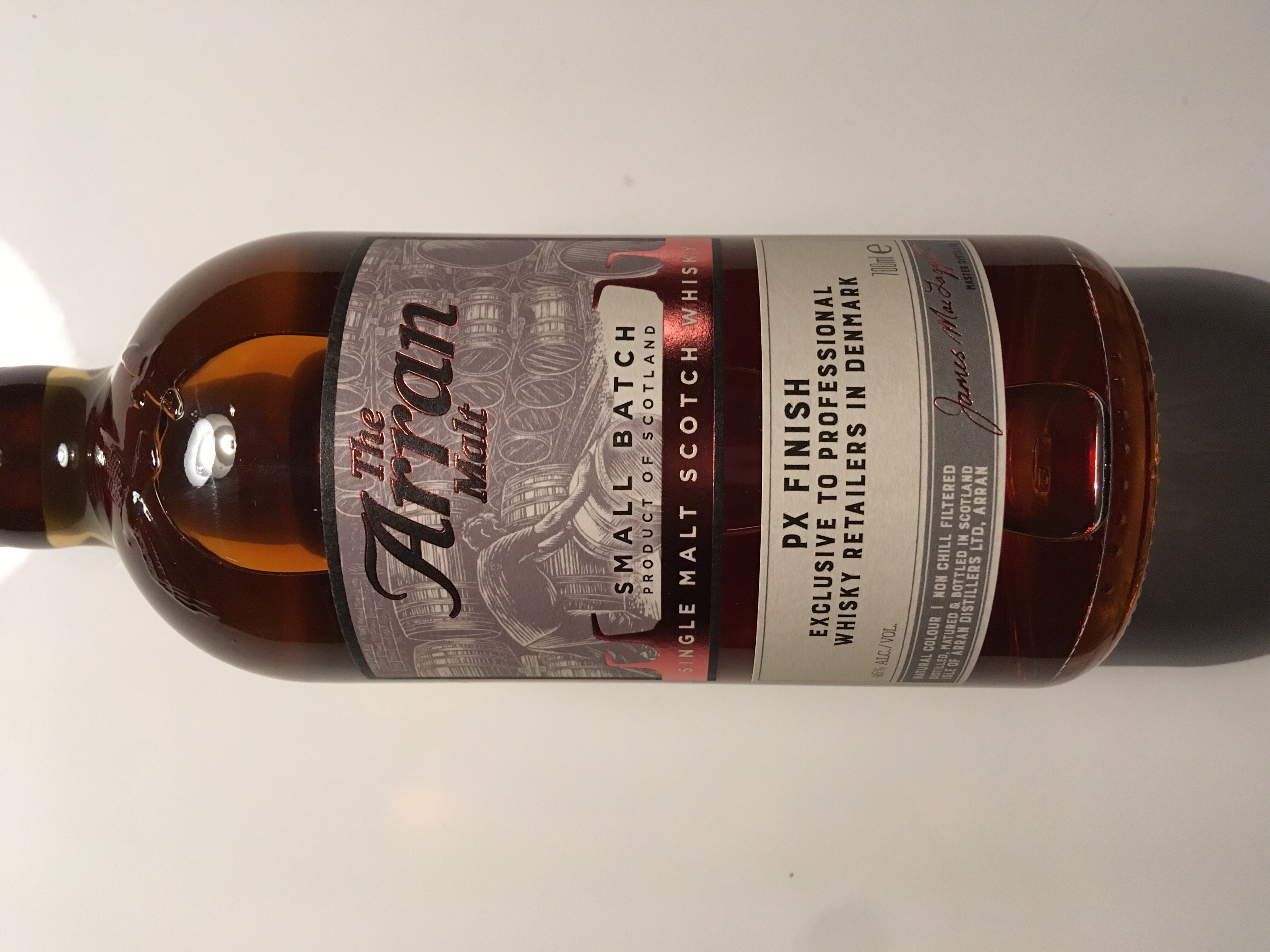 Arran Small Batch PX Finish - Bottled exclusive to professional whisky retailers in Denmark