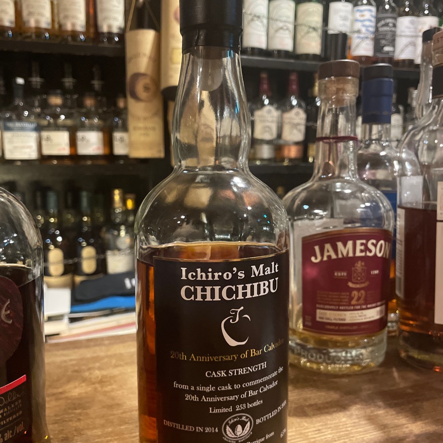 Ichiro's Malt CHICHIBU 20th Anniversary of Bar Calvador