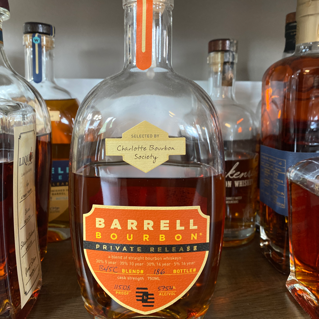 Barrel Bourbon - Charlotte Bourbon Society Pick