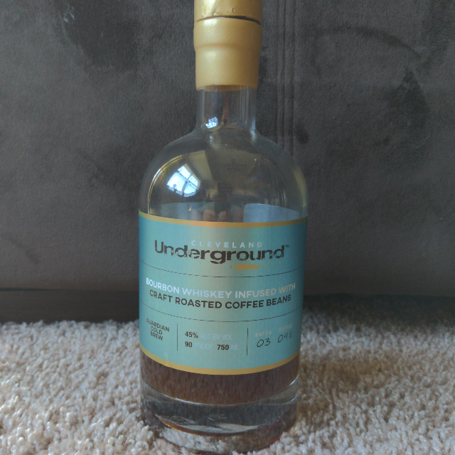 Cleveland Underground Bourbon Whiskey Infused with Craft Roasted Coffee Beans