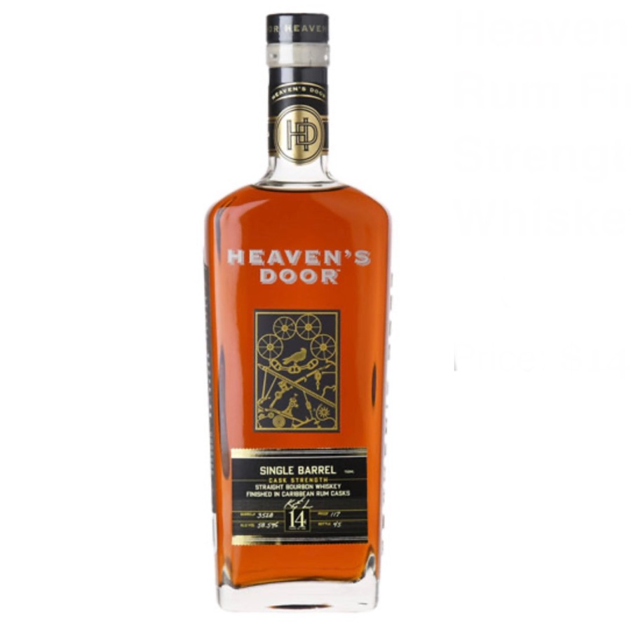 Heaven's Door 14 Year Old "Caribbean Rum Finished" Cask Strength Single Barrel Bourbon
