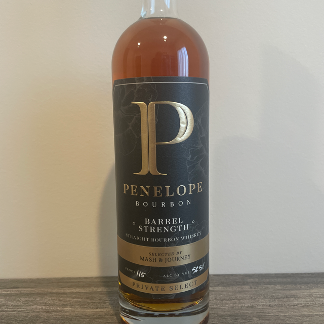 Penelope Private Select Barrel Strength Bourbon (Mash & Journey)