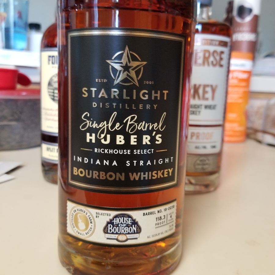 starlight rickhouse select straight bourbon whiskey