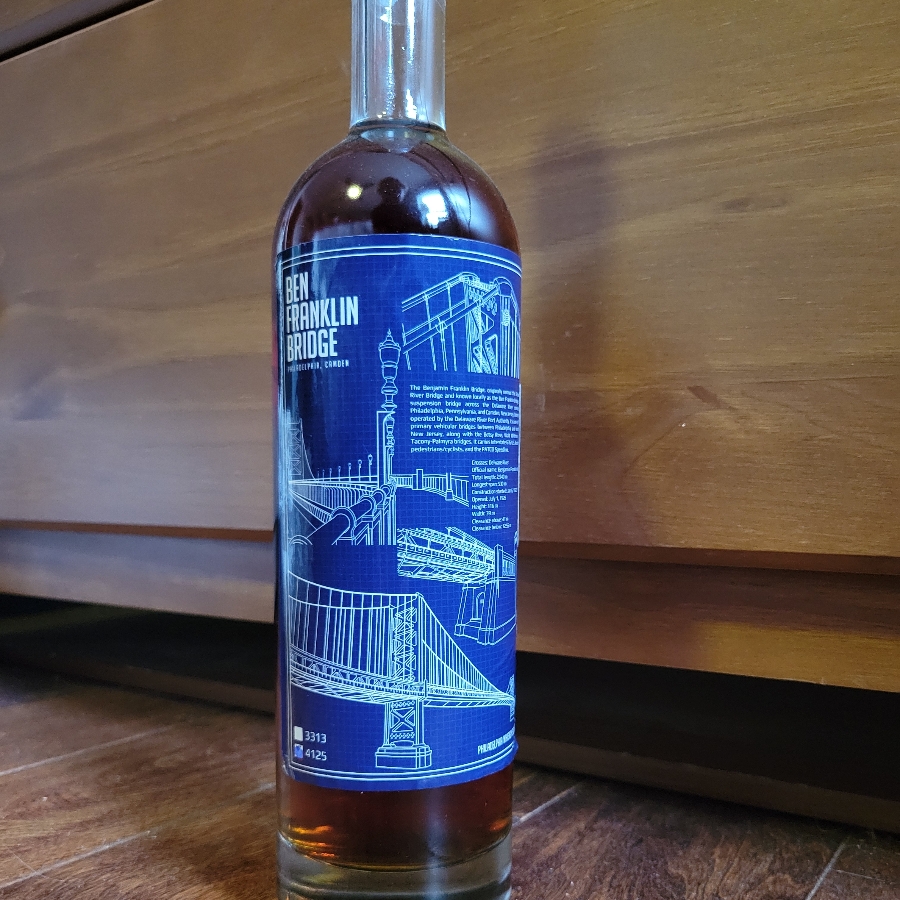 PWS Pick Penelope Architect Single Barrel 4125 Ben Franklin Bridge