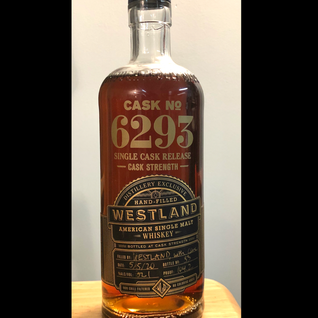 Westland American Single Malt Single Cask Release #6293