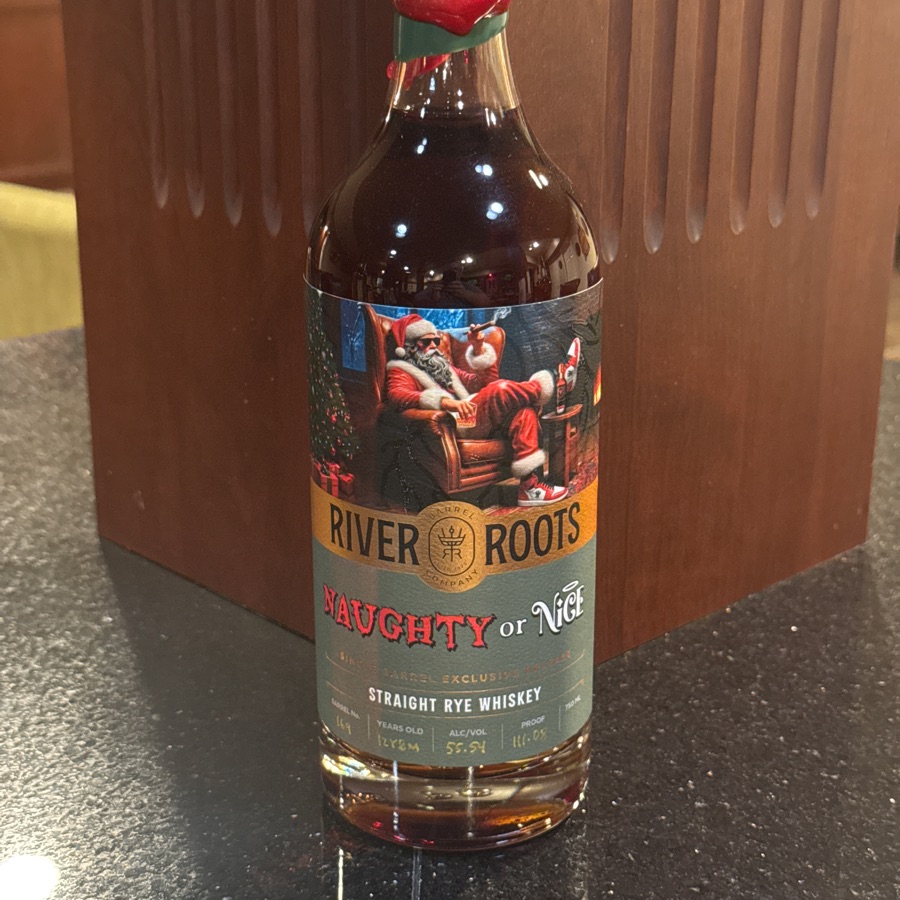 River Roots Straight Rye Single Barrel No. 169 (Naughty or Nice)