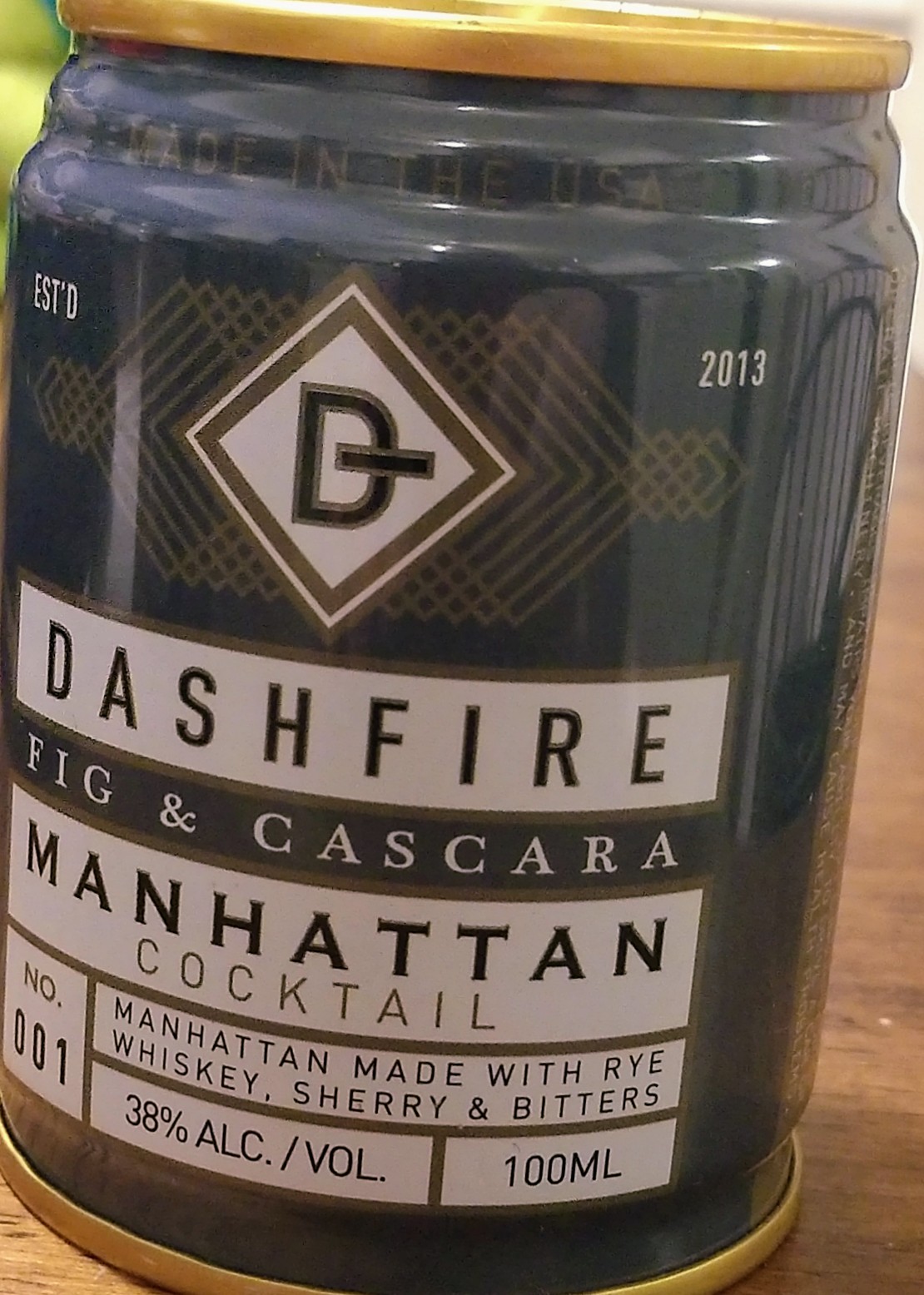 Dashfire Fig & Cascara Manhattan