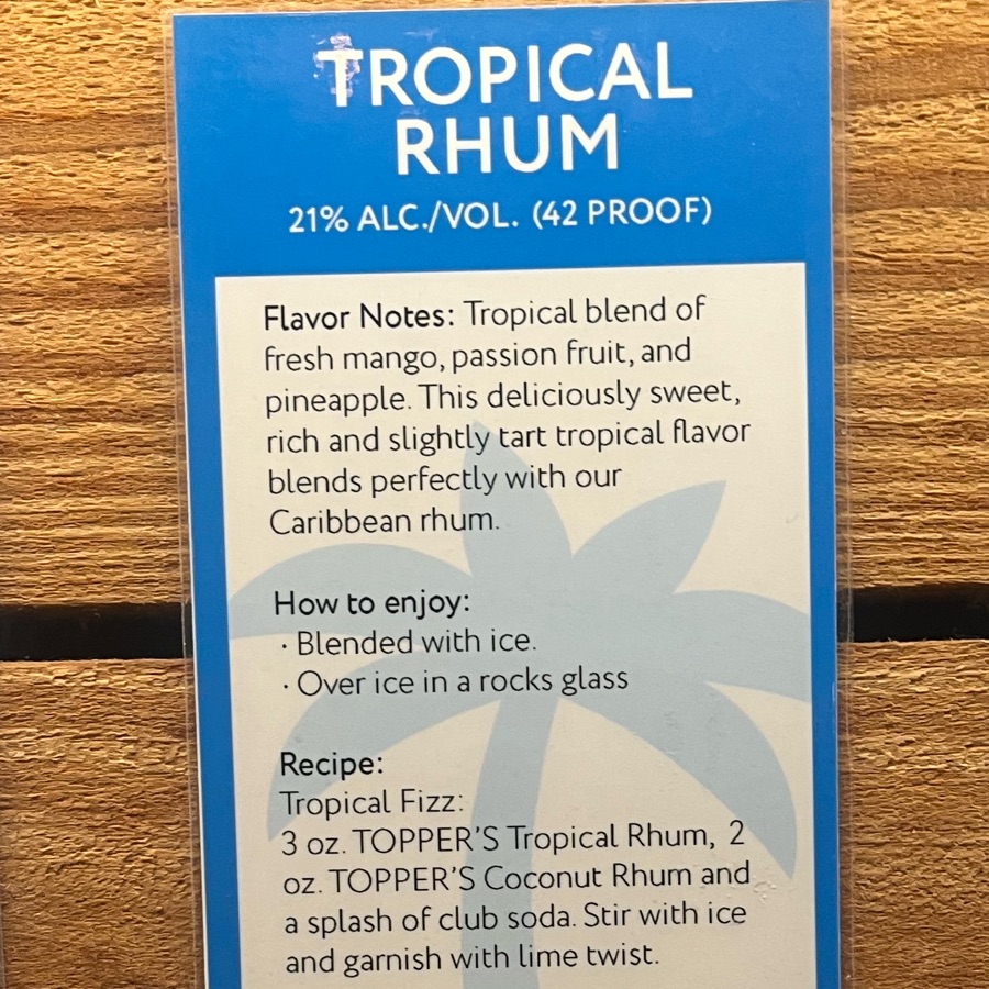 Topper's Rhum Tropical