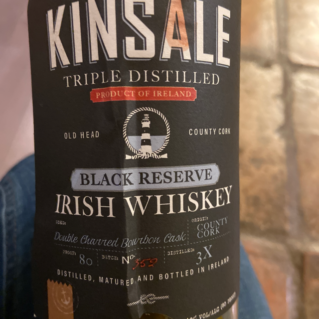 Kinsale Black Reserve Irish Whiskey