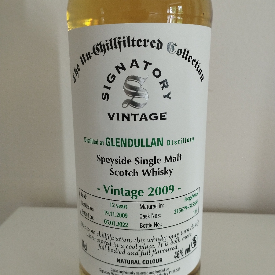 GLENDULLAN 12 Signatory Vintage 2009