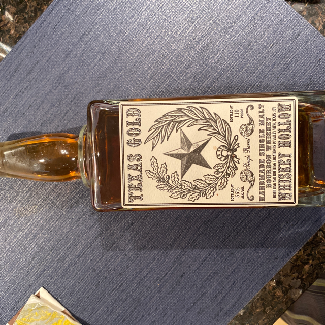 Whiskey hollow handmade single malt bourbon whiskey