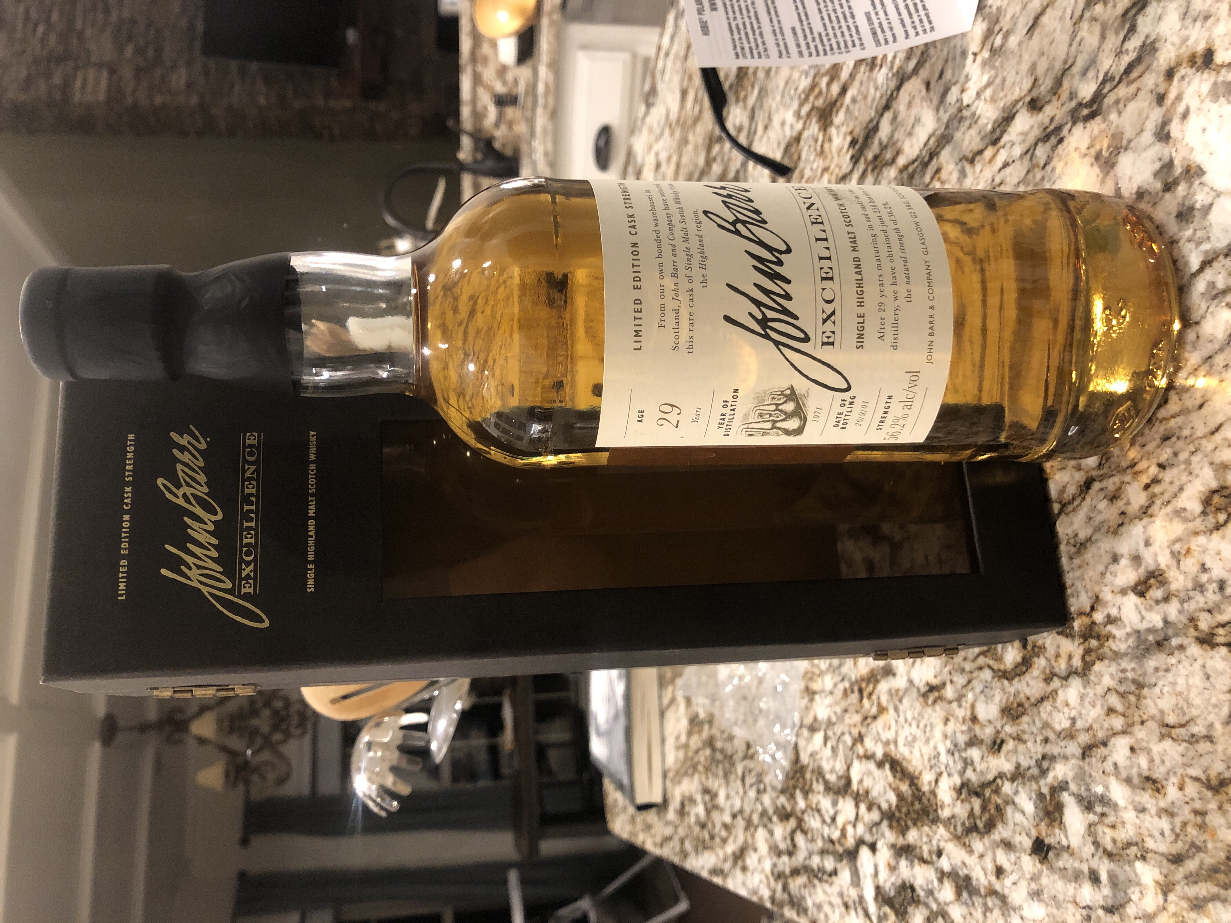 John Barr Excellence Single Malt Scotch 29 year