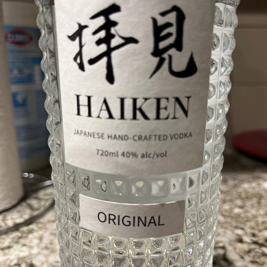 Haiken Japanese Vodka