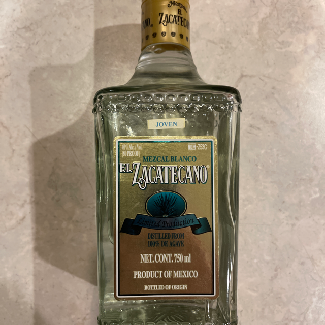 El Zacatecano Mezcal Blanco