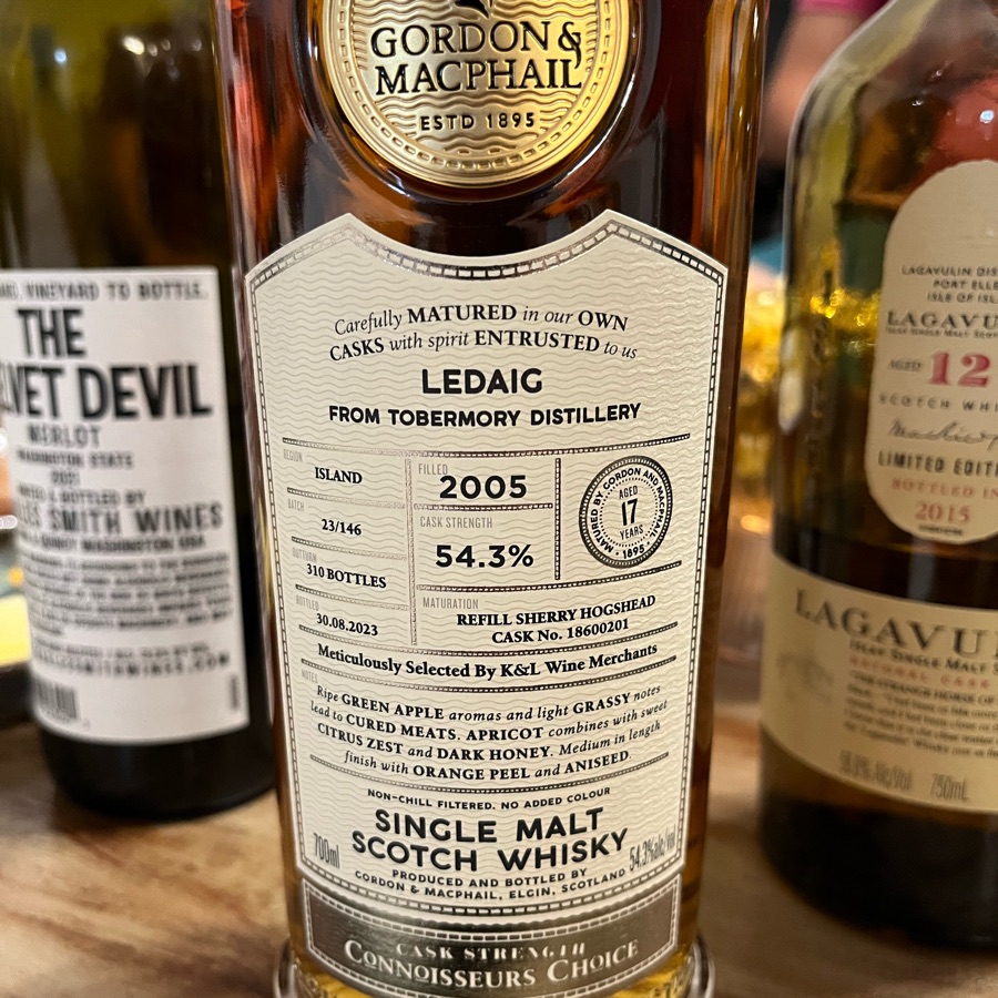 Ledaig 2005 17 Years Connoisseurs Choice (Gordon & Macphail)