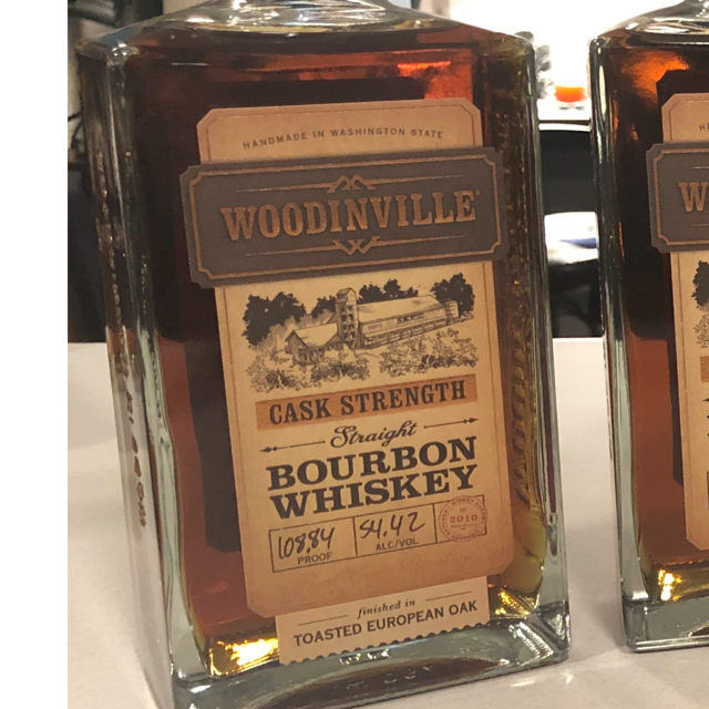 Woodinville Cask Strength Straight Bourbon, Finished in Toasted European Oak