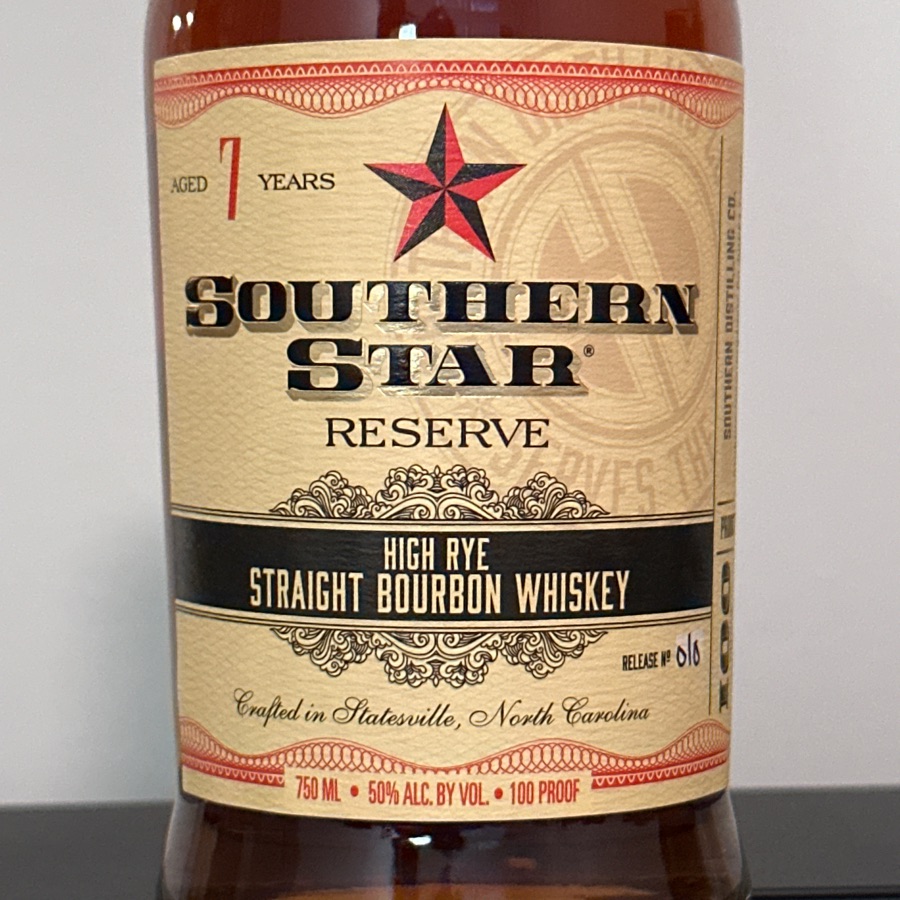 Southern Star Reserve High Rye Straight Bourbon 7 Year