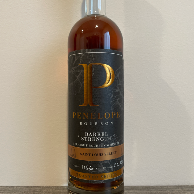 Penelope Toasted Barrel Strength Bourbon (Saint Louis Select)