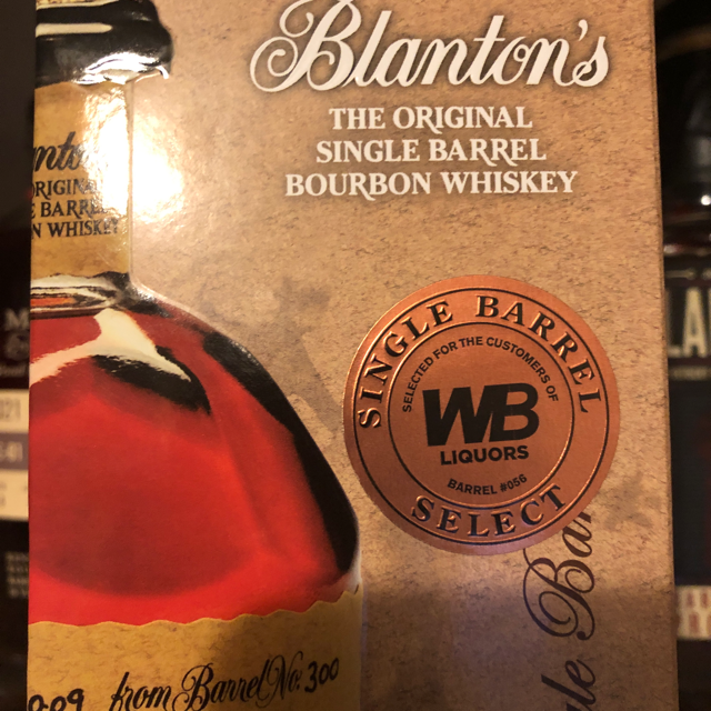 Blanton's Single Barrel Select WB Liquors