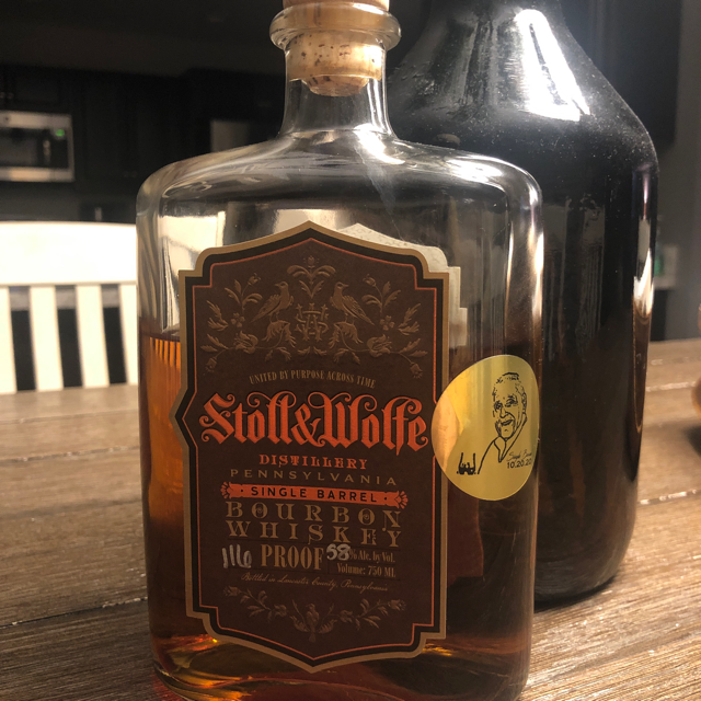 Stoll & Wolfe Single Barrel Pennsylvania Bourbon Whiskey