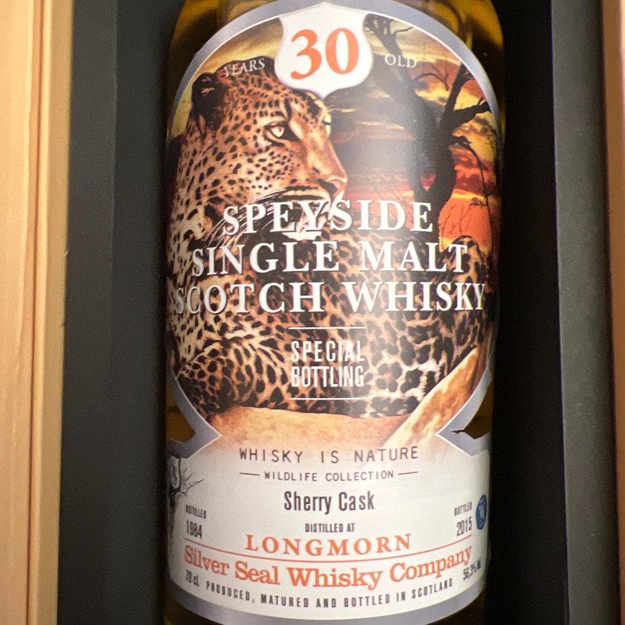 Longmorn 30 Year Sherry Cask (Silver Seal Whisky Co. - Whisky Is Nature Wildlife Collection)