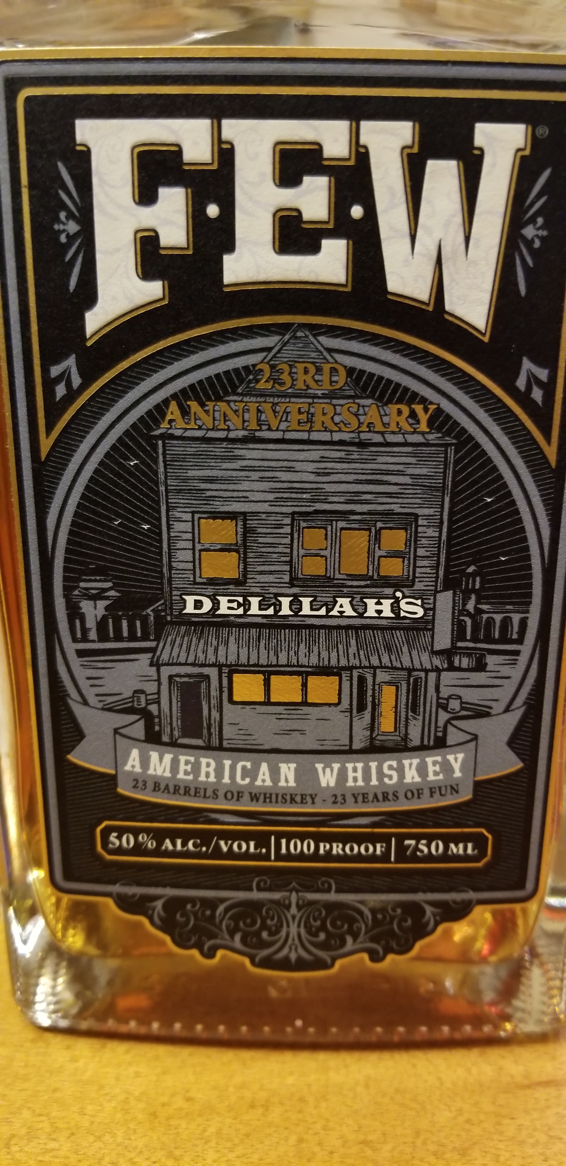 FEW Delilah's 23rd Anniversary American Whiskey