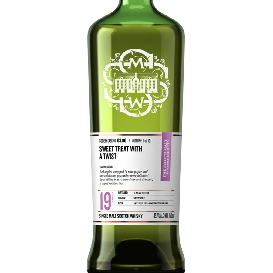 Glentauchers 2002 Sweet Treat With a Twist Cask No. 63.90 (SMWS)