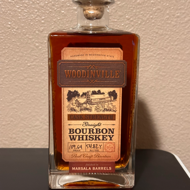 Woodinville Cask Strength Straight Bourbon, Finished in Marsala Casks
